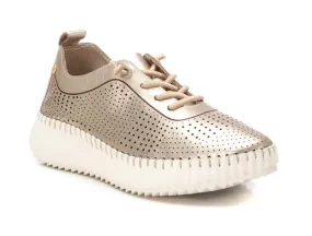 Carmela lightweight gold wedge sneaker