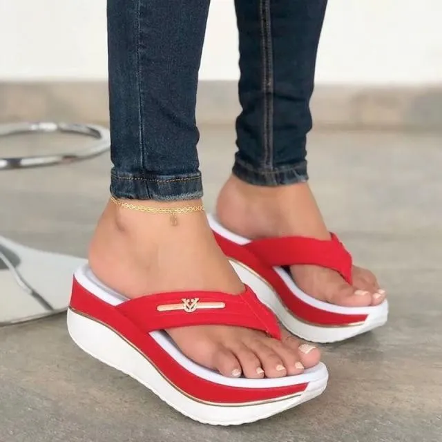 Casual Platform Slippers
