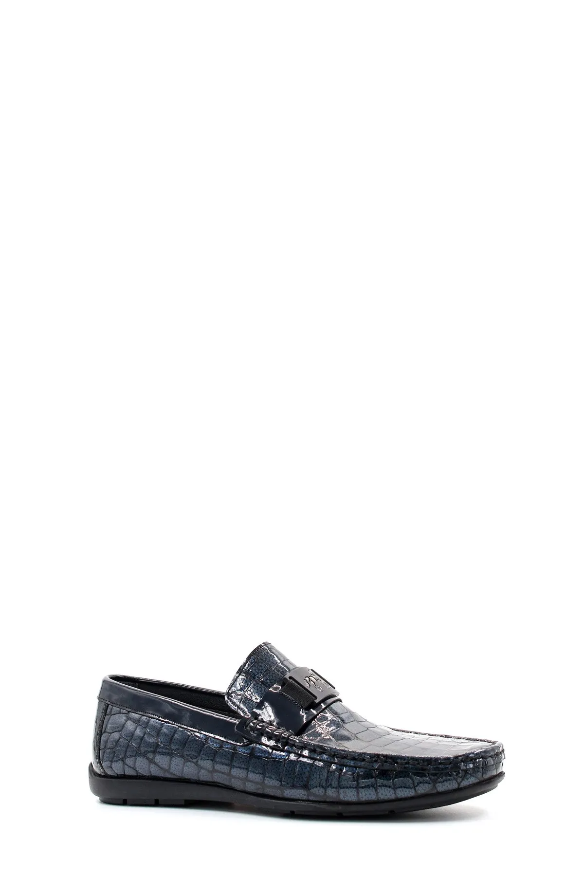 FST Genuine Leather Men's Classic Shoe 278MA209444 Navy Patent - Dalton