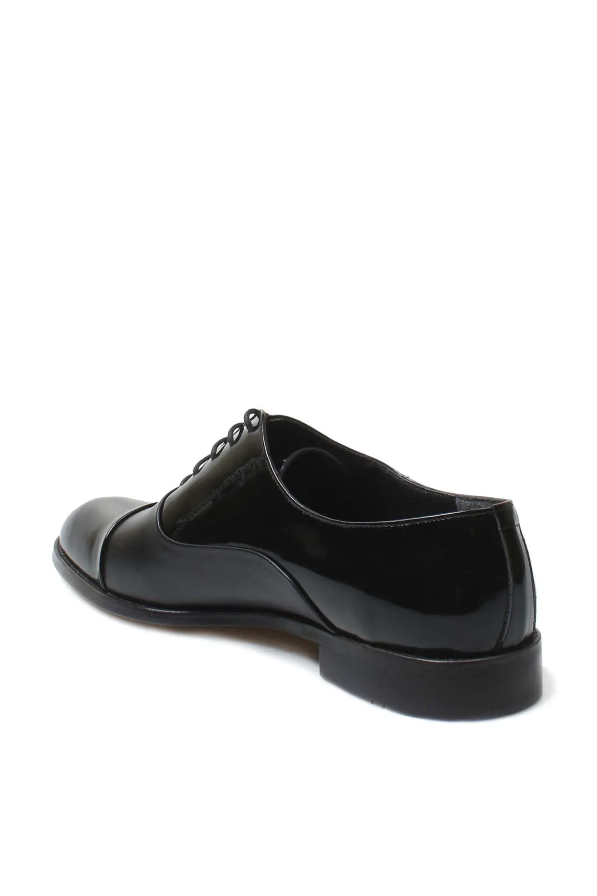 FST Genuine Leather Men's Classic Shoe 867MBA075JUR Black Patent - Huesca