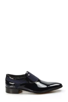 FST Genuine Leather Men's Classic Shoes 278MA4505 Black Navy - Asheville