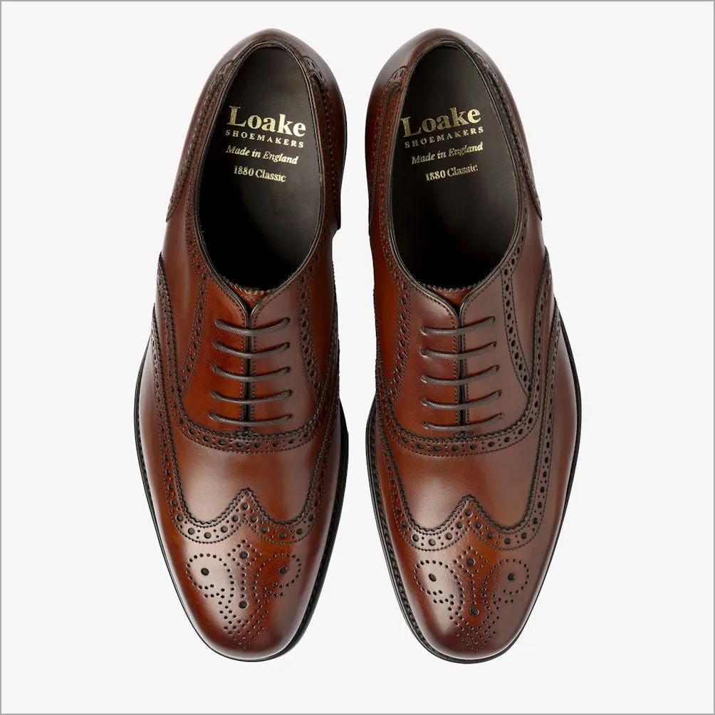 Loake Buckingham Brown Quality Brogue  F Fit @
