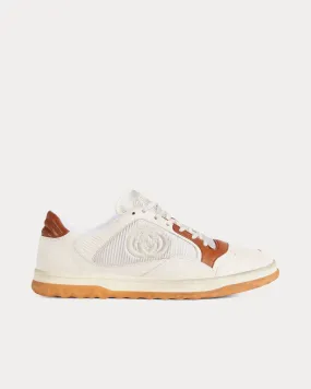 MAC80 Leather Off White / Brown Low Top Sneakers