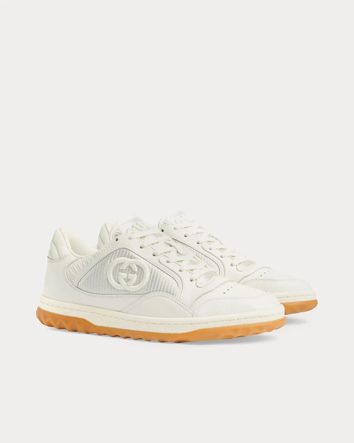 MAC80 Leather Off White Low Top Sneakers