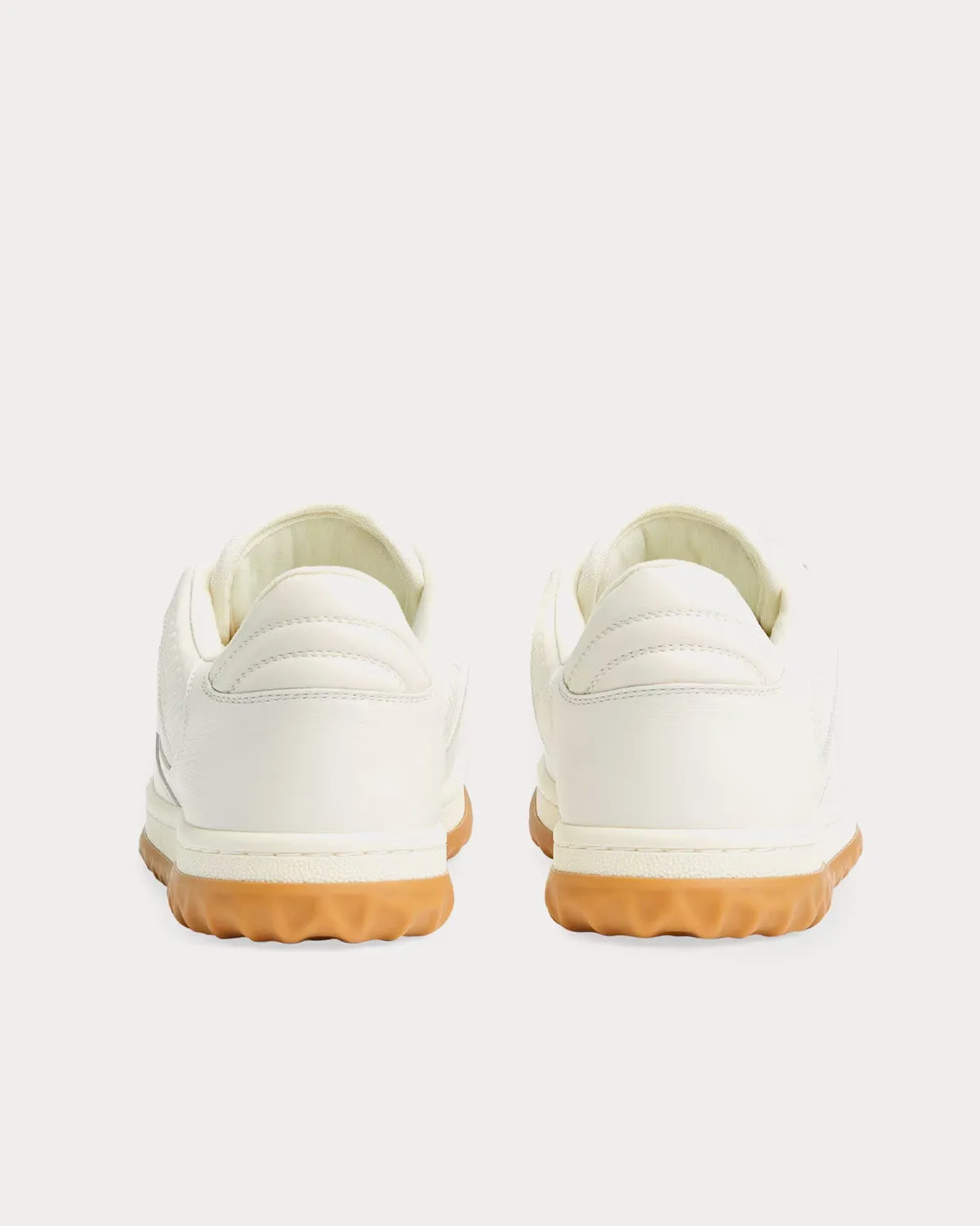 MAC80 Leather Off White Low Top Sneakers