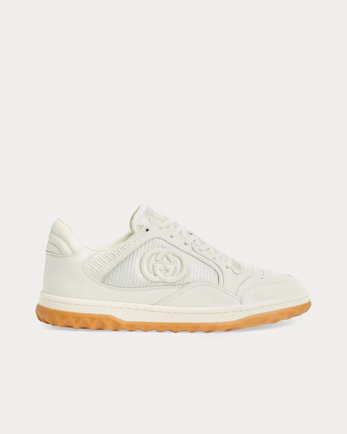 MAC80 Leather Off White Low Top Sneakers