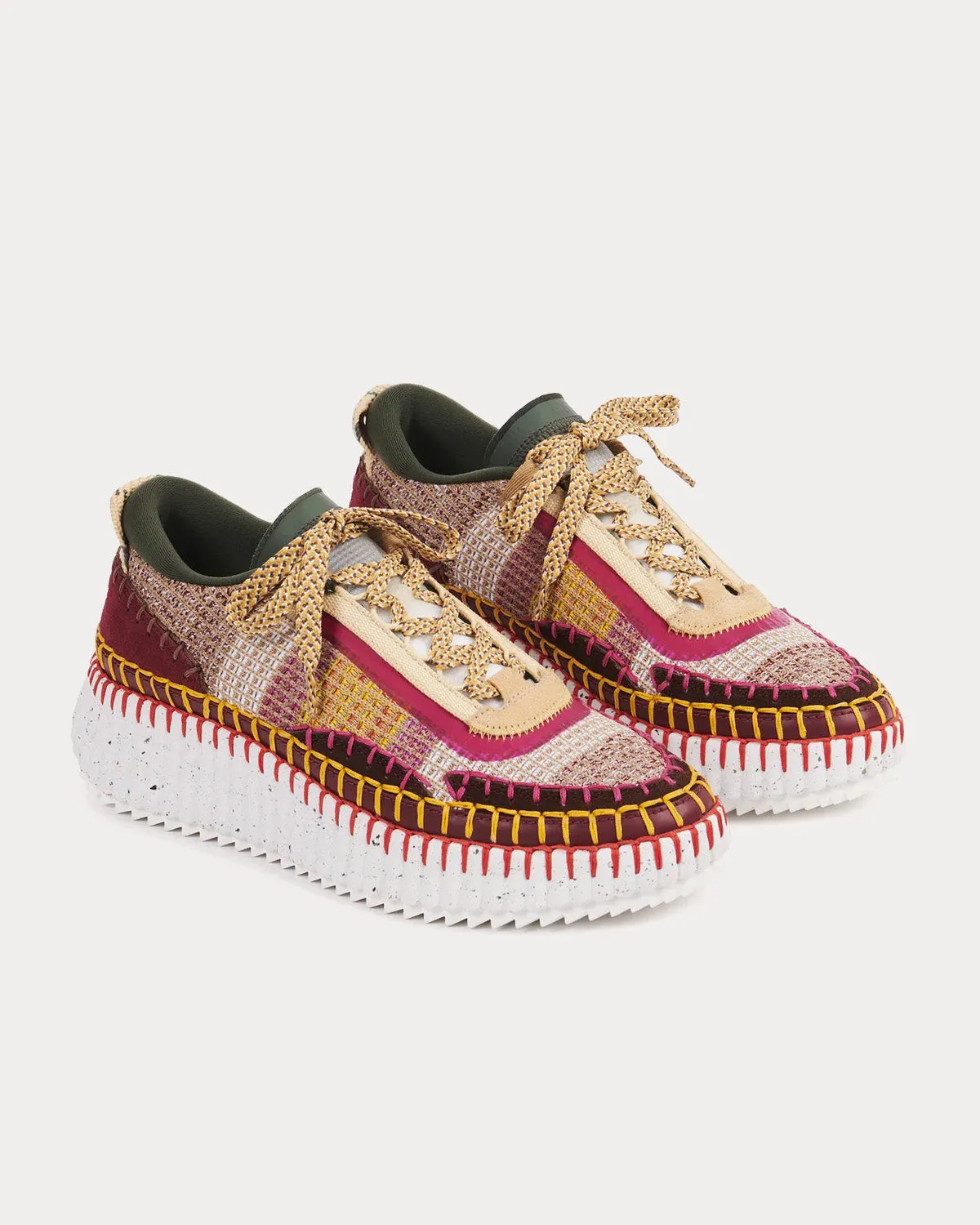 Nama Coffee Brown Low Top Sneakers