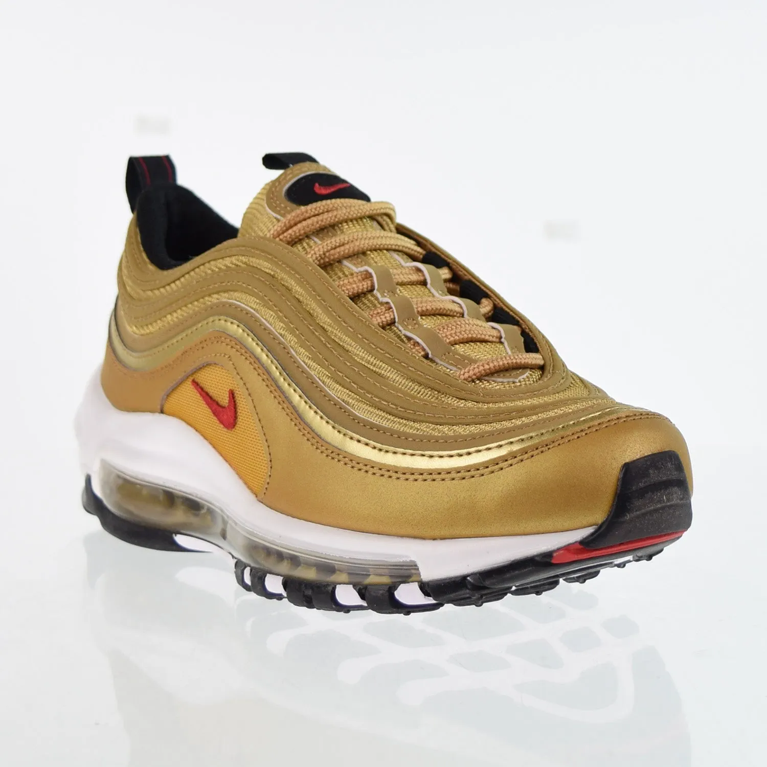 Nike Air Max 97 (GS) Big Kids' Shoes Metallic Gold-Black