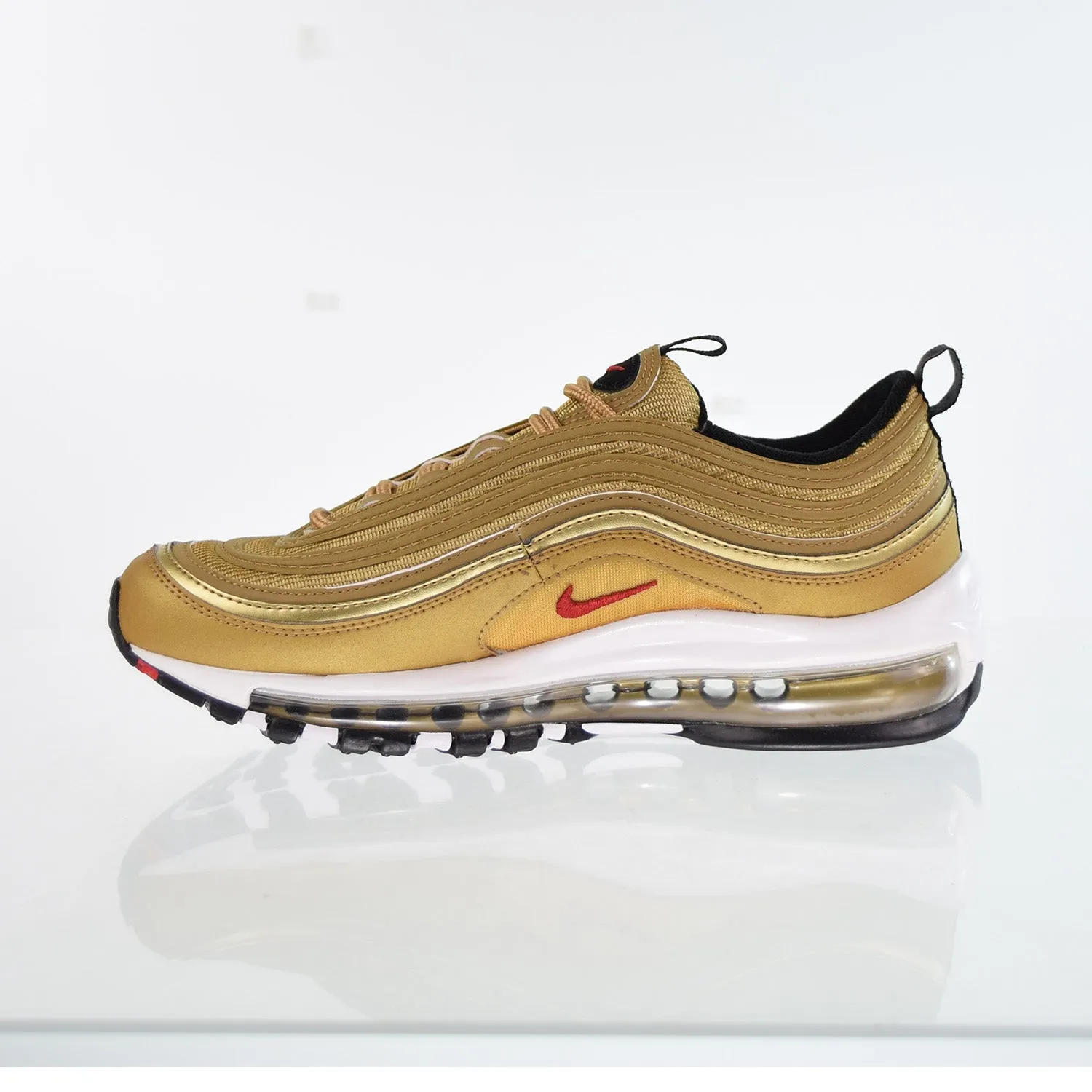 Nike Air Max 97 (GS) Big Kids' Shoes Metallic Gold-Black