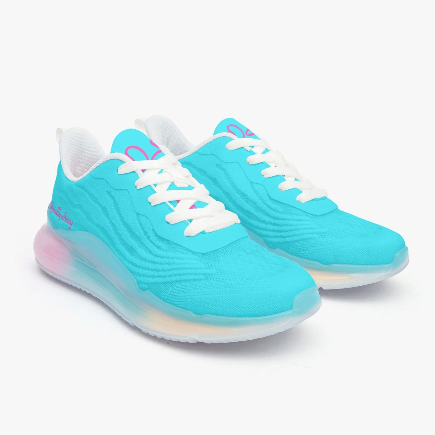 Officially Sexy Turquoises Blue Lightweight Air Cushion Sneakers