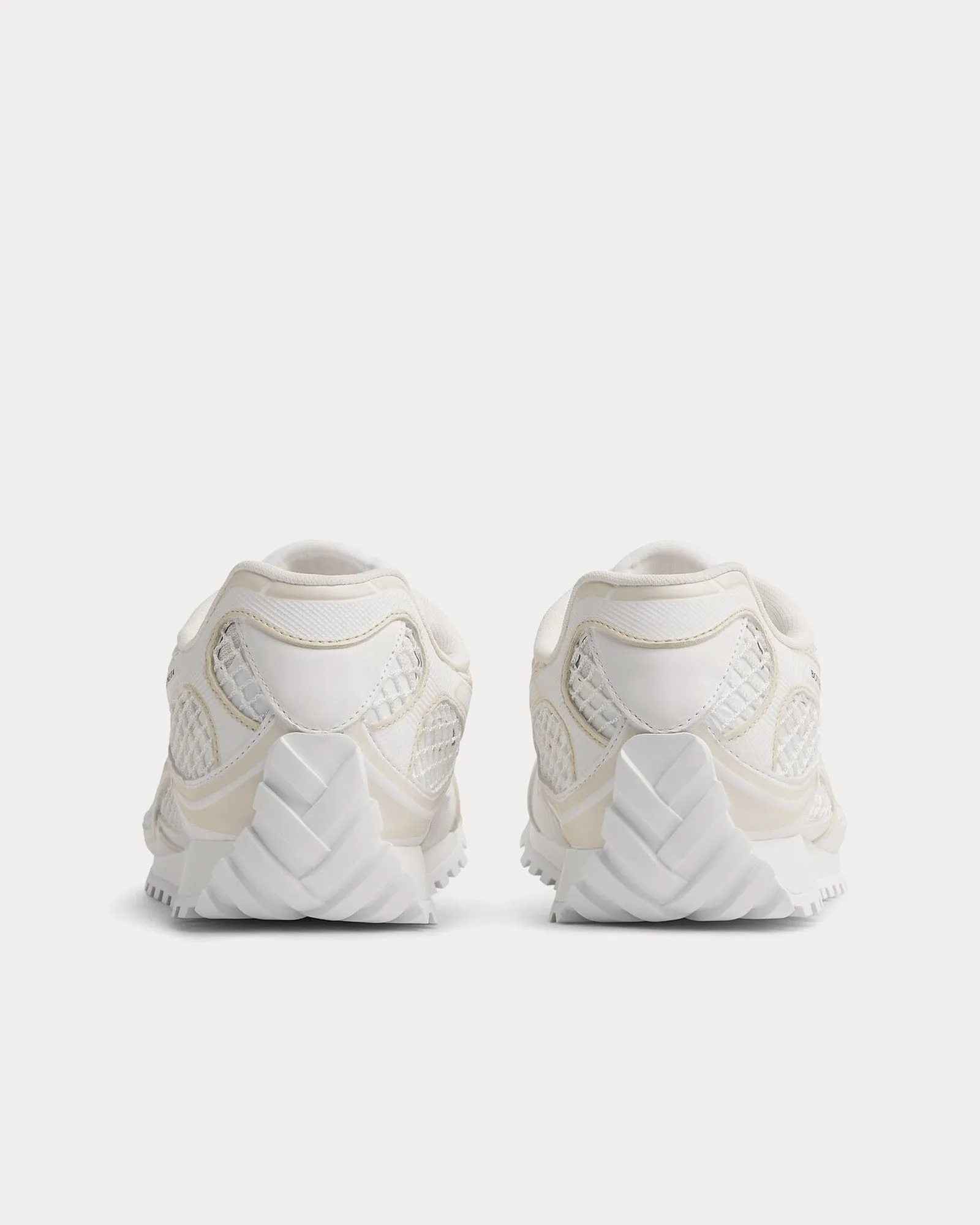 Orbit Lightweight Technical Fabric & Mesh White Low Top Sneakers