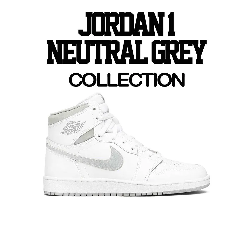 Retro 1 Neutral Grey ST Drip Shirt
