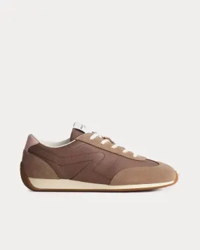 Retro Runner Slim Suede Mushroom Low Top Sneakers