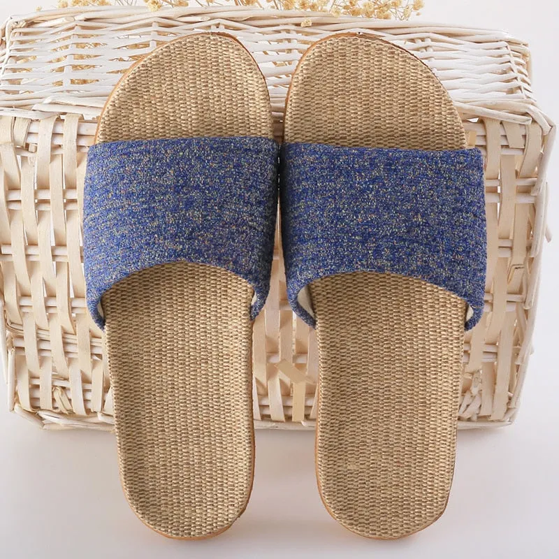 Simple Ourdoor Open Toe Espadrille Slippers