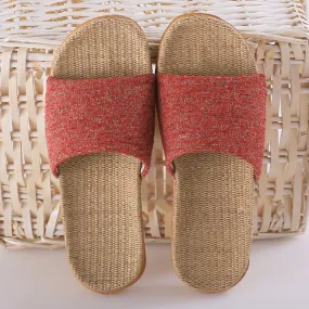 Simple Ourdoor Open Toe Espadrille Slippers