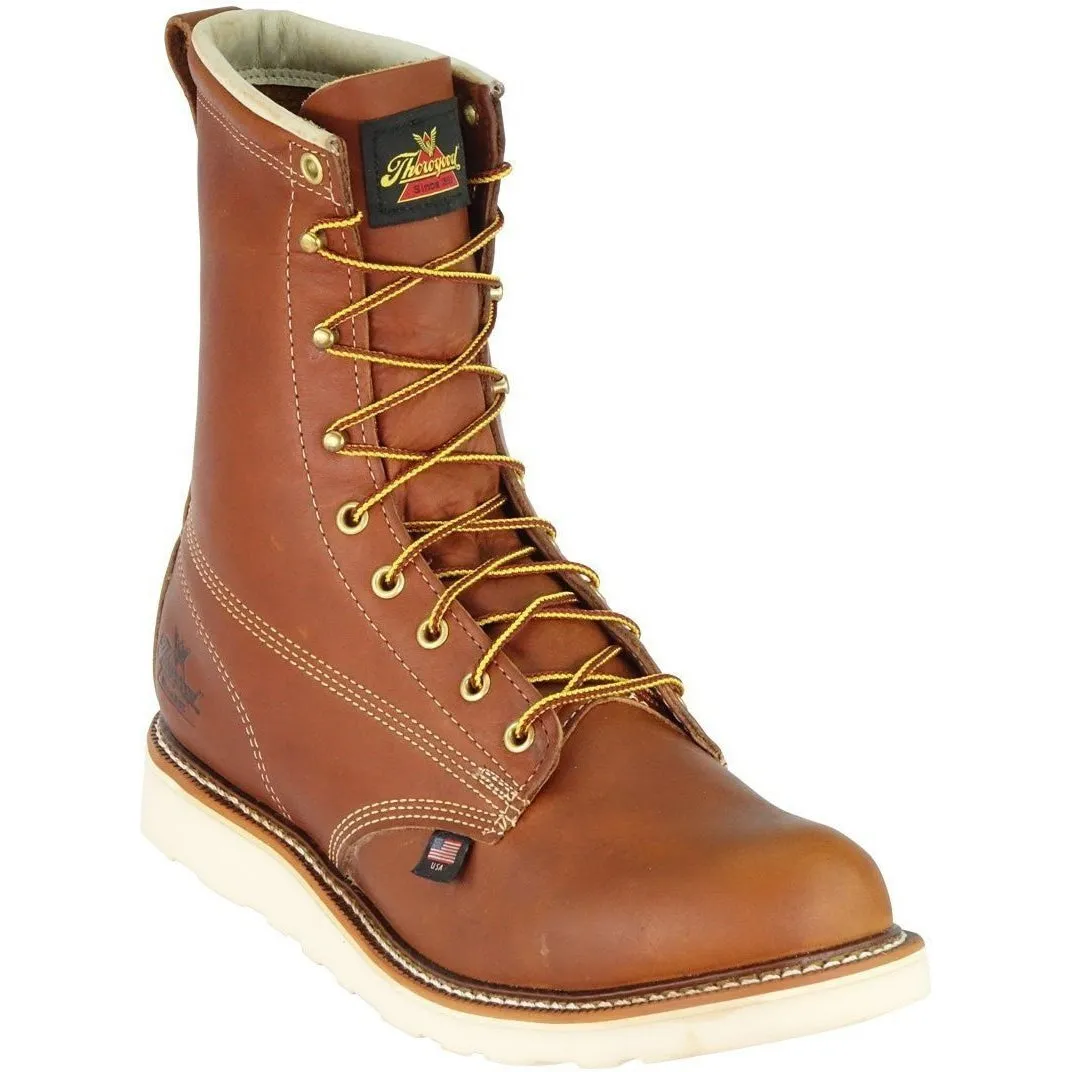 Thorogood Men's USA Made Amer. Heritage 8" Steel Toe Wedge Work Boot 804-4364