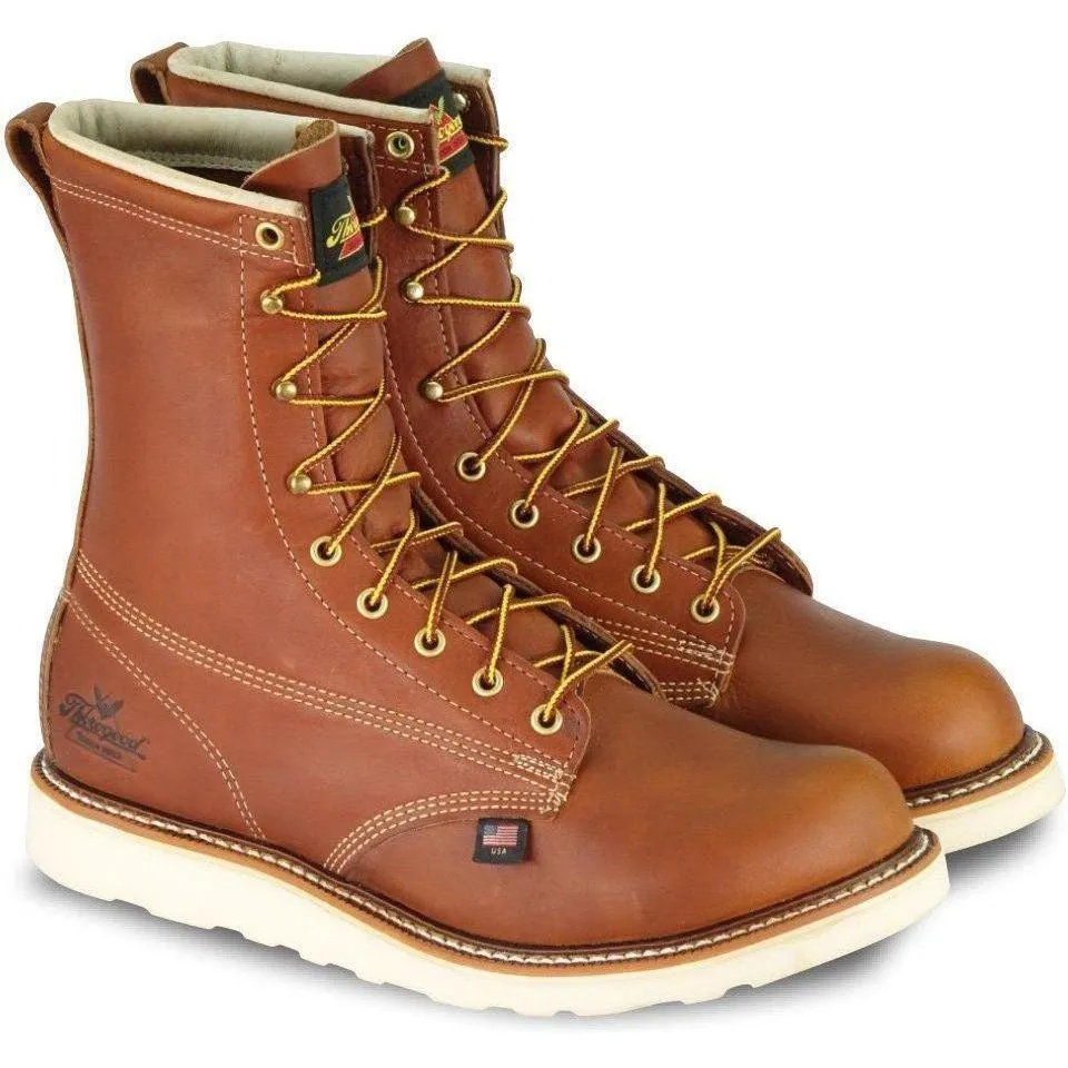 Thorogood Men's USA Made Amer. Heritage 8" Steel Toe Wedge Work Boot 804-4364