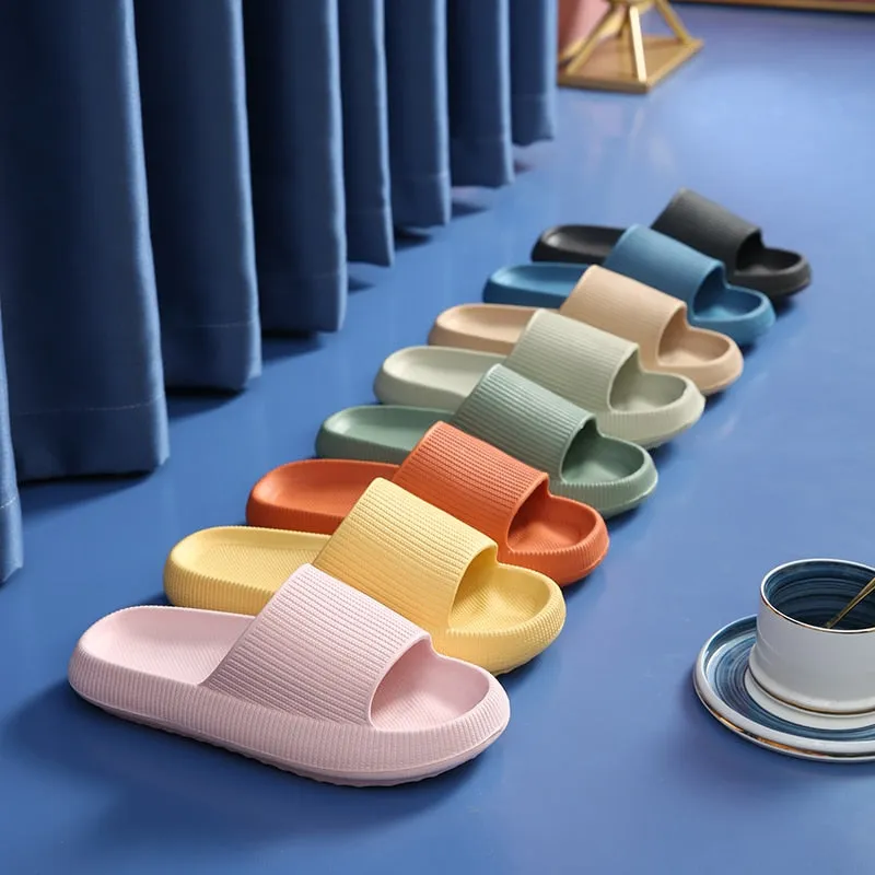 Unisex Platform Slides