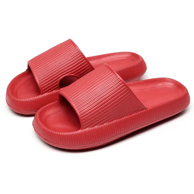 Unisex Platform Slides
