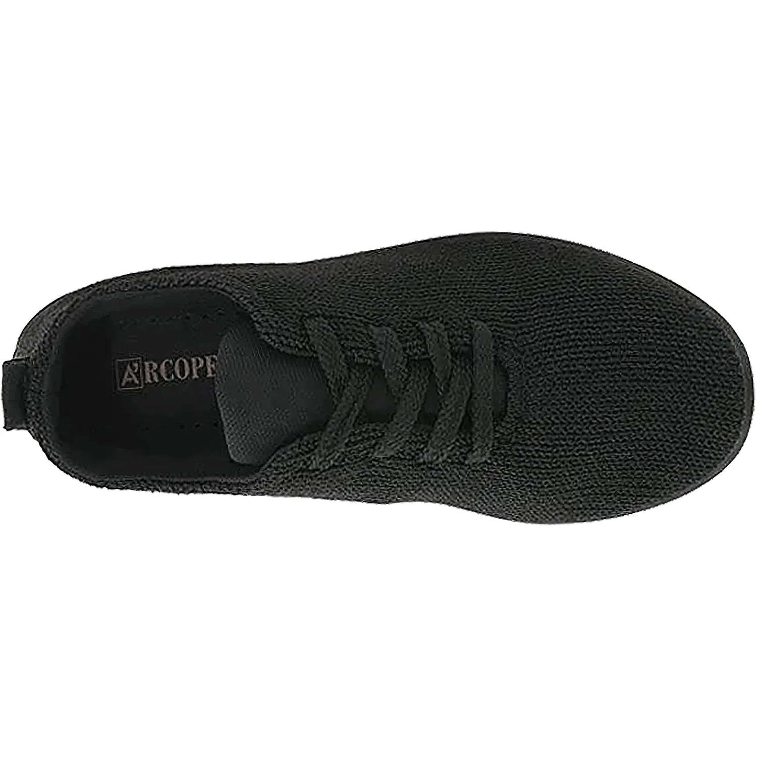 Women's Arcopedico LS Black Knit Fabric