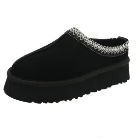 Women's Plush Platform Slippers