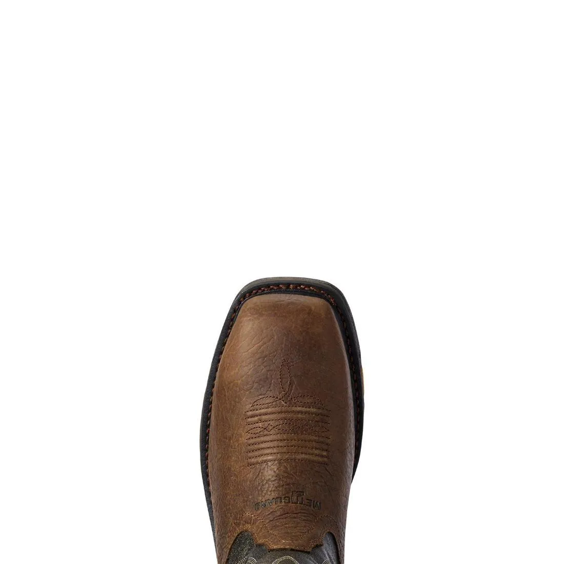 WorkHog Composite-Toe CSA MetGuard Wide Square Toe Work Boot Ridge Brown